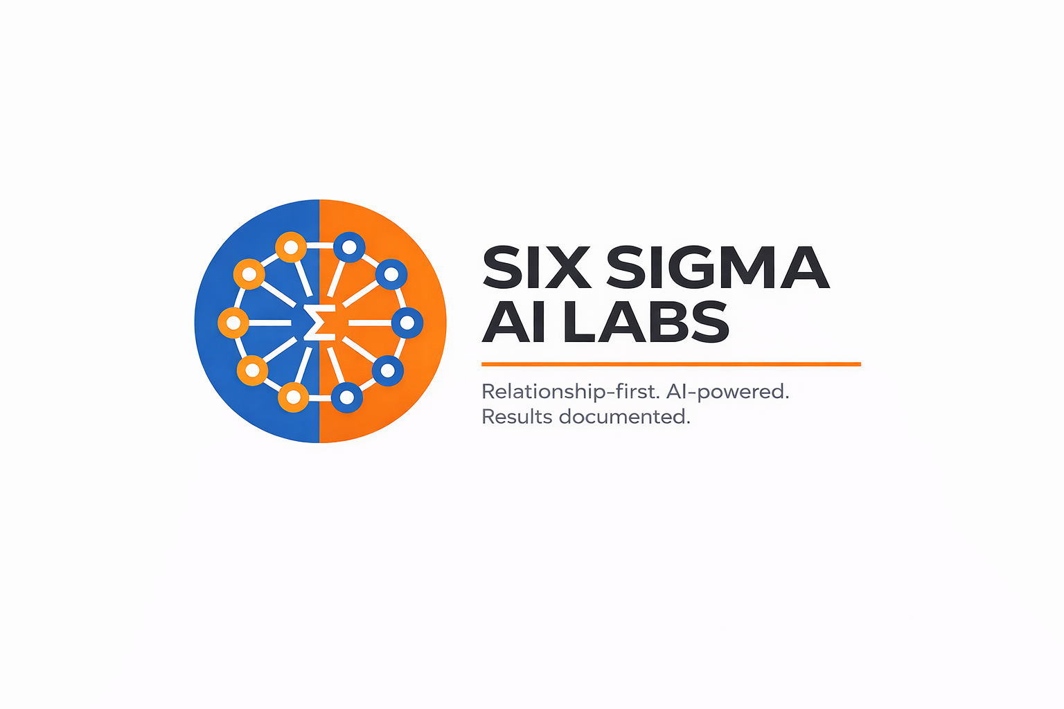 Six Sigma AI Labs horizontal wordmark